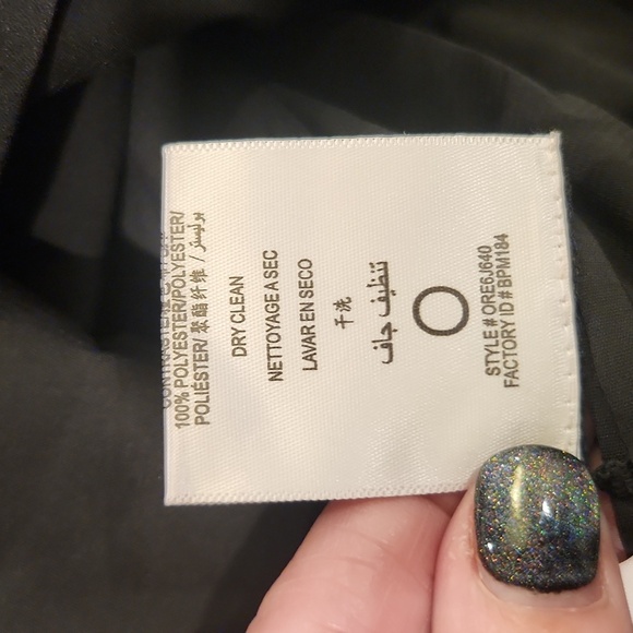 BCBGMaxAzria Black Layered Mini Dress Size 0, New Without Tags! - Picture 4 of 8